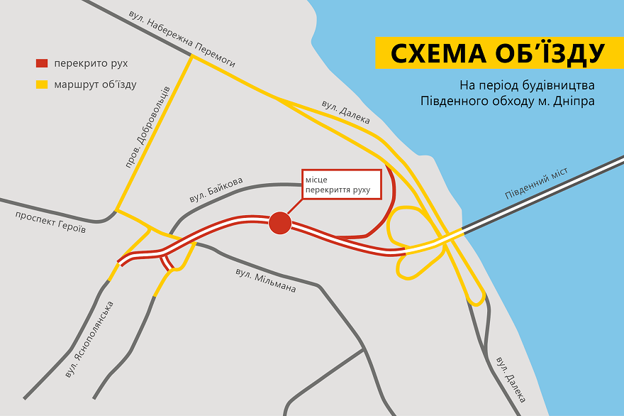 Схема объезда