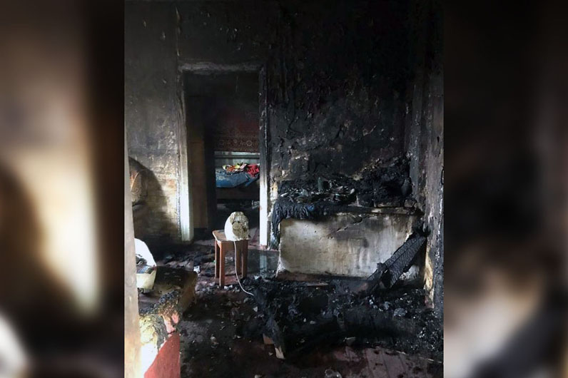 На Днепропетровщине пожар унес жизнь пожилой женщины