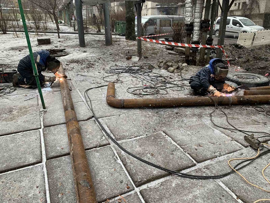 Ремонт трубопровода