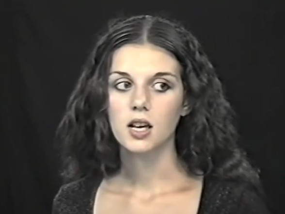 Анна Седокова в 16 лет