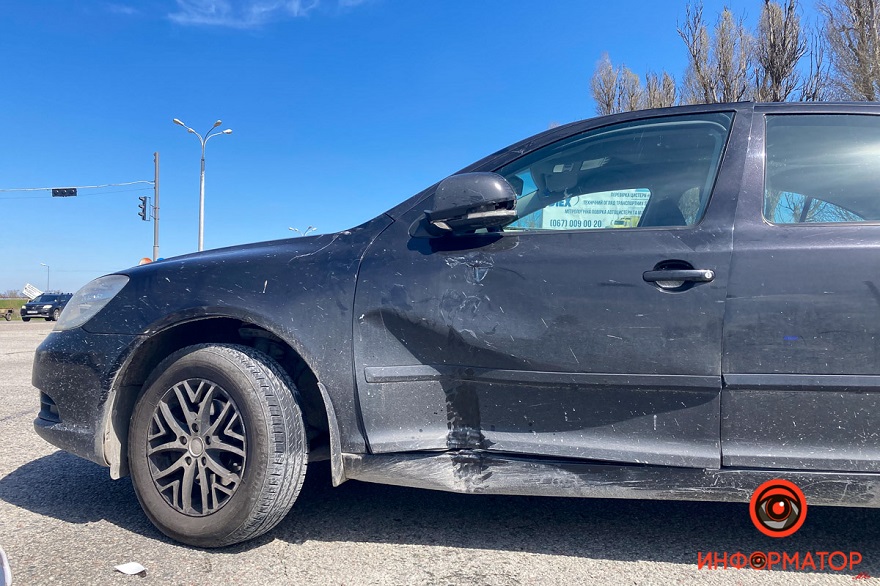 Авария с мотоциклистом 