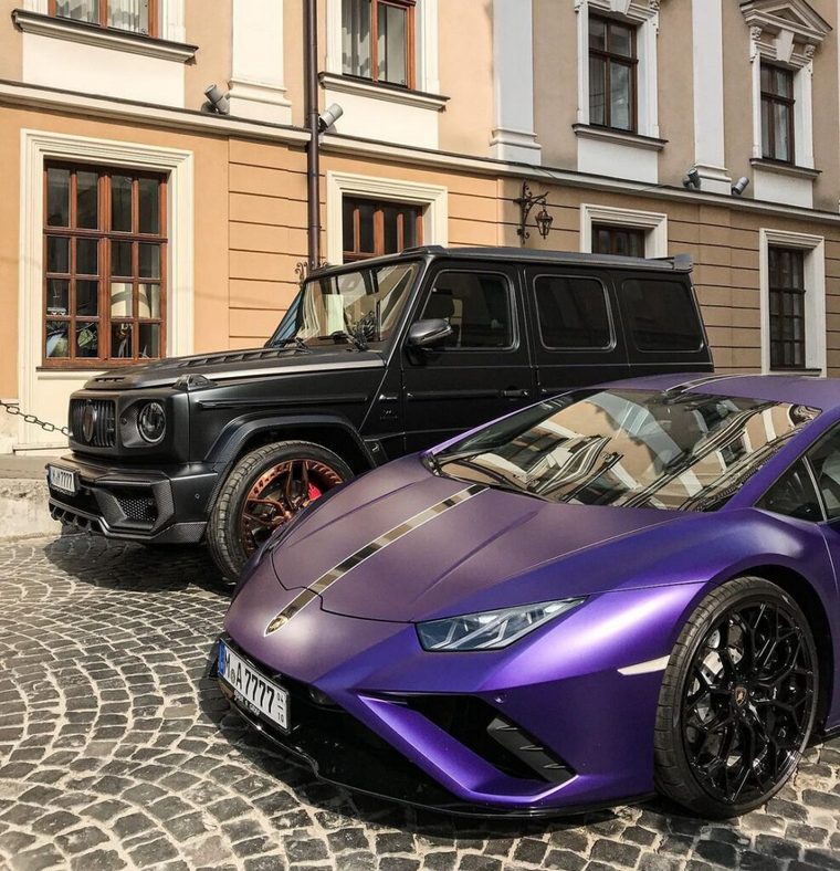 Lamborghini Huracan Evo RWD и Mercedes-AMG G63