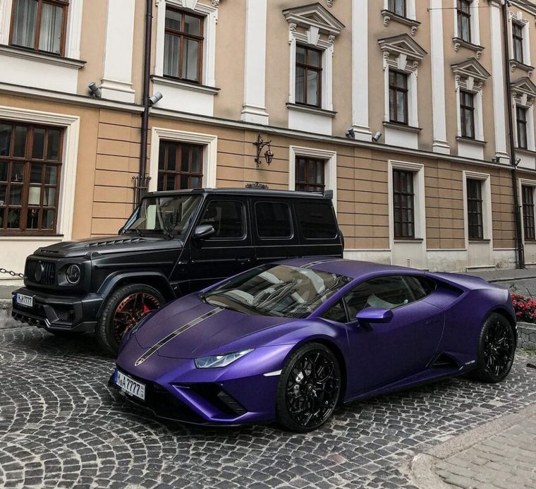 Lamborghini Huracan Evo RWD и Mercedes-AMG G63