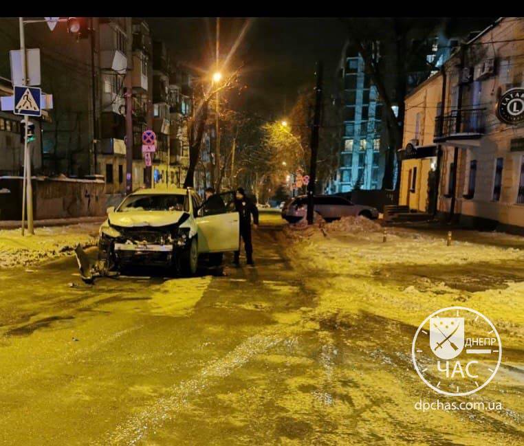 В Днепре случилось ДТП с участием электрокара