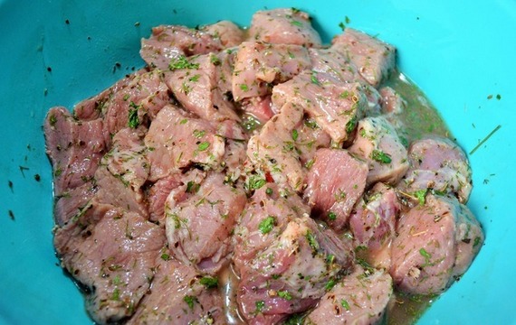Шашлык в травах и специях