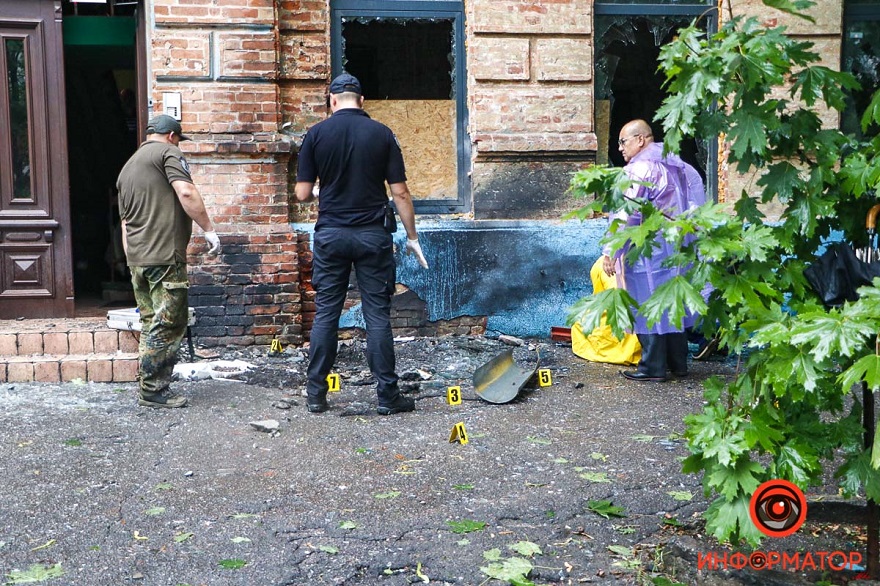 Взрыв в доме в Днепре