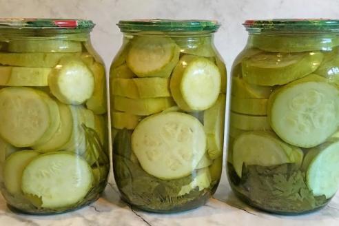 Маринованные кабачки по-болгарски