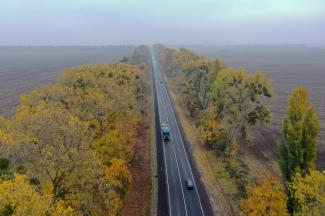 В Киевской области ремонтируют несколько трасс одновременно: фото