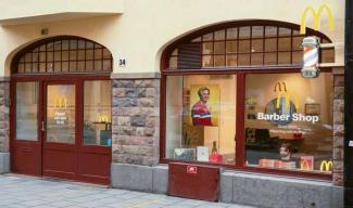 McDonald's открыл барбершоп, в котором делают одну стрижку