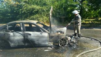 загорелся автобус