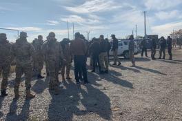 Пропускной пункт в Кременном