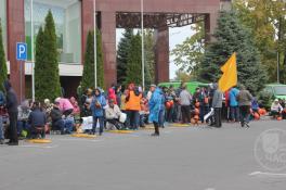 Пикет под ПриватБанком