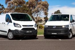 Ford Transit Custom и Volkswagen Transporter