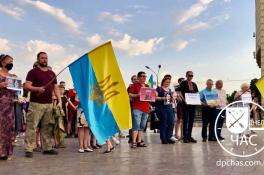 акция на памятнике Славы