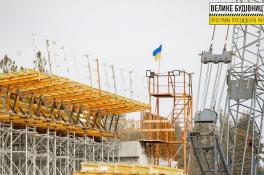 На решетиловской трассе возводят двухуровневые развязки и уникальную эстакаду