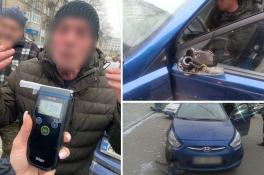 В Днепре пьяный водитель попал в ДТП: авто находилось в розыске