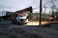 Перевернулся поезд