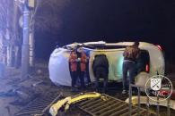 ДТП с переворотом
