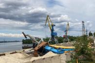 Упал кран
