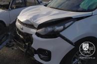 В Днепре на Сухомлинского Kia протаранил ВАЗ: водители в больнице